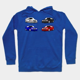 Mercedes E190 - X4 Cars Hoodie